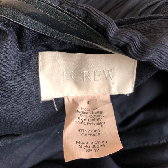 J. Crew Navy Arabelle Cocktail Dress - Picture 7 of 8